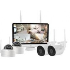 Security 4 CH 5MP  Wireless LCD COMBO Kit